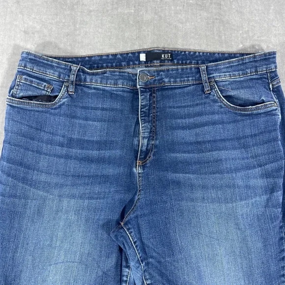 KUT From The Kloth Donna High Rise Ankle Skinny Women's Size 22W Jeans - Picture 3 of 10